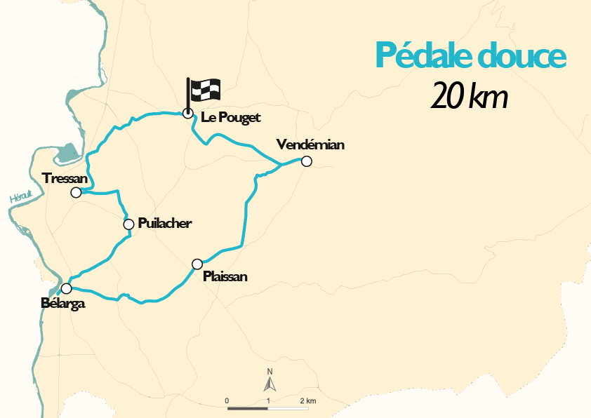 Parcours pédale douce